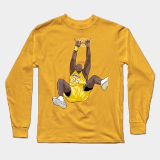 Shaquille O'Neal Slam Dunk - Drawing Long Sleeve T-Shirt